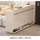 Gabinete de la puerta del gabinete de zapatos Suzhan Hogar Modern Simple Entrance Gabinet Puerta con gabinete de almacenamiento de calzado de banco de asiento Integrado contra la pared AD983 [gris claro] Estilo de pierna de 120 cm de altura [Pintado y brillante] Instalación de paquetes