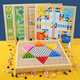 Xiaomuyi Magnetic Ten-in-One Multifunctional Game Chess Flying Checkers Gozi Chess Board Educational Toys Birthday Gift