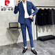 Pierre Cardin off-white simple British business slim suit men's wedding dress commuter double-breasted suit dark green three-suit suit + trousers + vest collection S 98Jin Jin is equal to 0.5 kg within