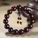 Moon seal hundreds of rivers Venus small leaf red sandalwood bracelet wood decoration Buddhist bead bracelet men and women Venus about 15mm