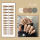奈妮娜 NAIL NINA【条装】长芭蕾欧美亮面指甲贴片假指甲成品24片穿戴美甲工具甲片 TZ长芭蕾-692黑