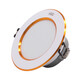 NVC lighting household downlight led ceiling hole light 4w6 silver edge 4W warm white light opening 6-8cm