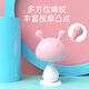 Yoshida Hisamori JTOSEN mushroom teether baby toy can be bitten and can be boiled and chewed, teething artifact baby bite, forest green + anti-eating hand + storage box