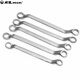 
Vida chrome-plated plum blossom wrench double-head wrench plum blossom opening dual-purpose wrench auto repair wrench plum blossom socket wrench plum blossom wrench chrome-plated 23*26mmW12118