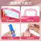 恩贝家族（Anby families）儿童化妆品玩具化妆盒可撕指甲油眼影过家家美妆箱女孩六一儿童节 公主化妆箱【娃娃+化妆刷套装】