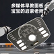 Yubeijia children can ride four-wheeled electric car for adults and can drive boys and children toys remote control children's car off-road vehicle ATV light orange (self-driving/remote control + powerful drive) cool light + Bluetooth music