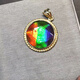 Fanshe Canada's new other/other natural crystal/semi-precious stone necklace women's ammolite David satellite pendant