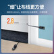 Green Lian Super Sixth Category Network Cable Thin Cable CAT6A Pure Copper Ten-Gigabit Finished Jumper Home Computer Router Optomacao Network Connection Cable Compatible with Gigabit 100M Broadband 2m 70334