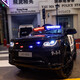 No more fun, no more children's electric car four-wheel drive car for men and women with remote control toy car that can sit in a baby police car stroller high-end white dual drive + foam wheel + leather seat