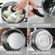 CLCEY304 stainless steel boiling bottle pot disinfection pot special boiling steam toy disinfector boiling panties 18cm (1 160ml bottle)