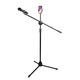 Papido Microphone Cantilever Floor Stand Metal Stand Tripod Professional Folding Portable Mobile Phone Live Broadcast Floor-Single Microphone