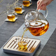 Mesni teapot glass teapot thickened glass teapot teapot kung fu tea set