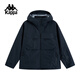 
Kappa (Kappa) back-to-back outdoor jacket jacket couple sports windproof jacket black-9902 L