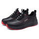 Strongman 3515 labor protection shoes men 6KV electrical insulation anti-smash and anti-puncture safety shoes steel bag head construction site work shoes casual men black 44