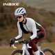 INBIKE windproof cycling jacket fleece warm autumn and winter long-sleeved women's top road mountain bike stone green M