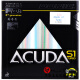 多尼克（DONIC）ACUDA S1加强S2 S3乒乓球拍胶皮套胶德国反胶涩性 1208 12083S3红色2.0_行货