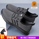 
Old man's head mesh shoes men's breathable flying mesh shoes 2025 spring and summer new outdoor travel shoes soft thick sole dad's shoes non-slip 15619 gray 40