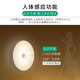 Dajiuwei Human Body Sensor Lamp Smart Night Light LED Light Control Charging Home Wardrobe Aisle Corridor Wiring-free Bedside Lamp White Light Charging Induction Model