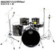 Mapex Mapex Schlagzeug für Kinder Erwachsene Percussion Instrumente für Home Jazz Schlagzeug für Mädchen, Meipais Schlagzeug für Mädchen, 5 Schlagzeug für Mädchen, 4 Beckenständer + 5 Stücke stiller Becken