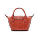 LONGCHAMP Women's LE PLIAGE CUIR series cowhide change packaging decoration bag women's bag gift women 10099 HVC 838 coral color