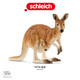 思乐（Schleich S）仿真野生动物模型袋鼠河马犀牛小熊猫灰熊猩猩儿童玩具生日礼物3+ 袋鼠14756