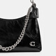 COACH new women's JULIET No. 25 shoulder bag handbag crossbody bag large capacity winter women's bag LH/black