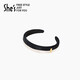 She s Qianzi Xiaoxiang style simulated silk satin hairpin, fashionable hair band, pressed hair headband, headband, birthday gift for girlfriend, black and white contrasting color H1