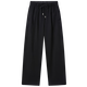 Pantalones casuales de mierda para hombres de otoño e invierno versátil colgando sueltos cómodos pantalones rectos de pierna ancha 4873 negros l