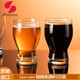 Pasha Paqi imported lead-free craft beer glass glass drink juice cup household wine glass thickened beer mug water cup Craft beer 415ml 2 pieces