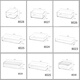 Ziwu Qian Xiaoka Storage Box Flip Acryl Desktop Ultraman Card Sequation Card Box großer Kapazität 4877. Seite U Transparenter Korb - 1 mittlere Länge