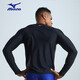 
Mizuno (MIZUNO) men's swimsuit suit set high elasticity and comfortable knee-length trousers vacation hot spring quick-drying swim equipment basic five-point suit black (1105+1124) M