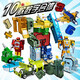 Nouvelle lettre de transformation de lettre Toy Dinosaur Combination Boy Child's Digital Robot 6 ans Génération King Kong Team 2801 (0-9) 10 Numéro + 5 symboles (boîte de couleur)