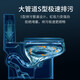 Yixin toilet water-saving anti-odor whirlpool siphon type high-impact one-piece seated toilet slow-down small apartment toilet luxury style whirlpool siphon type 300 pit distance