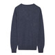 
Snow Lotus Pure Cashmere Sweater Autumn and Winter New Men's V-neck Pullover Solid Color Warm European and American Base Shirt Knitted Sweater Y601 110