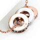 Swarovski (SWAROVSKI)Swarovski HINT simple modern stacked and mixed clavicle chain rose gold plated-handbag not included 5353666