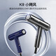 CONFU high-speed hair dryer for home use as a birthday gift for girlfriend, high-power, high-wind, negative ion hair dryer, constant temperature hair care salon, KF-K9, brown, 2.2m cord length