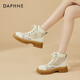 Daphne (DAPHNE) Martin boots for women's thick sole elevated mesh breathable summer casual sandals new versatile British style women's shoes beige heel height 5cm 38 (240mm) standard code