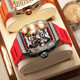 Bonest gatti allemand montre masculin entièrement automatique étanche lumineuse mécanique monteur baril de baril