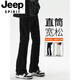 
JEEP SPIRITCLEANFIT micro-flare jeans men's autumn and winter slim black VIBE American high street pants boys straight pants 9901 black [Winter] plush S [95-100Jin [Jin equals 0.5 kg]]