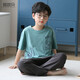 MANNIDO MEN MEN'S BIG KINDER KINDER FRING UND AUTUMN PURE COUTWOME Kurzärärmische Hosen Pyjamas Set Dünn Cartoon Teenager Hauskleidung kann außerhalb N9902 getragen werden