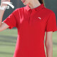 Camiseta de manga corta Anta para mujeres 2022 Summer Nueva camisa de solapa transpirable suelta Running Fitness Silk Silk Ropa de secado rápido Camiseta a media manga al aire libre Sportswear informal -4a14066 Classic Red XS/155
