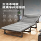 FAAOSHA imported quality folding bed single bed office lunch break home nap bed simple portable camp bed multi-function Supreme model + extra wide and thick + own headrest width 75cm