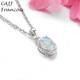 CAJJ Francois 0.40 carat opal stone pendant for women 925 silver as a gift for personal use natural colored gemstones jewelry gems opal stone pendant