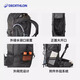 Mochila de decatlón mt100 livianos de la ciudad al aire libre acampando caminatas grandes capacidad multifunción apertura rápida obsidian black_50l 50l