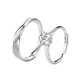 MZMZ platinum ring PT950 couple's ring platinum pair. Looking for wedding diamond ring for Valentine's Day and birthday gift for girlfriend. Light luxury model-couple ring.