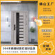 Qinkai customized 304 stainless steel double-door Korean door single-door home villa security door ventilated glass entry door style 3 (customized - intention fee) 304 stainless steel (from 1680/square meter)