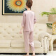 Modal Ice Silk Pyjamas für Frauen, mittlere und ältere Sommer-Sommer-Kurzärmel-Hosen Mutter Pyjamas Feste Farbe bequeme und luxuriöse Heimkleidung H683 Hellrosa Frauen l [90-105jin [Jin gleich 0,5 kg]]]