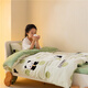 Yalu milk velvet children's quilt cover 120x150 single printed quilt cover single piece kindergarten winter thickened warm quilt lucky panda double-sided velvet thickened warm 120*150cm quilt cover single piece