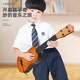Star Pérou Ukulele Girls 23 pouces Men débutants pour les débutants pour l'environnement Board pour enfants Small Guitar Introduction Carbon Uklili 44cm Couleur de journal (vidéo pour débutants) 17 pouces