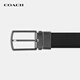 Coach Belt Herrengürtel Klassiker C-Print Pin Schnalle Doppelsieitige Gürtel leichte Luxusmarkengeschenke für Freund Geschenke Cy983 QBMI5 [127 cm*3cm]